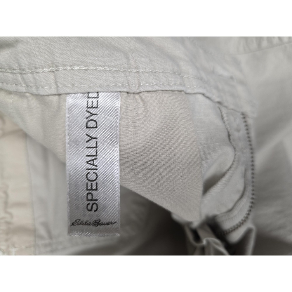 Eddie Bauer Pants Womens 8 Khaki Chino Straight Leg Stretch Ripstop Hiking - Picture 4 of 15